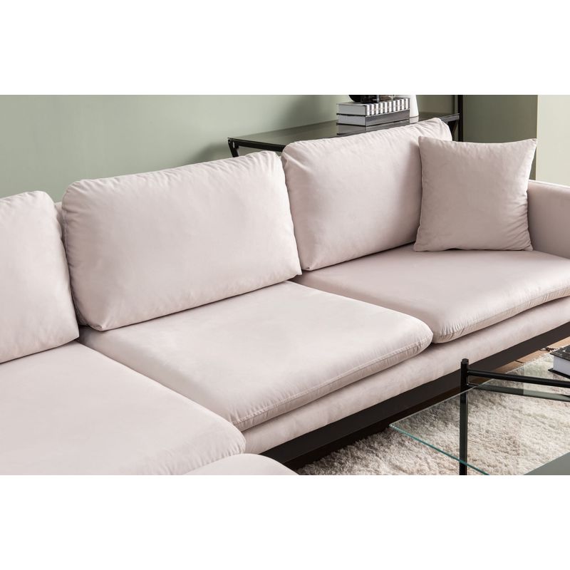 Casa si Gradina - Mobilier - Canapele si coltare - Coltare - Coltar, Atelier Del Sofa, metal, ecru, 245x180x85 cm - Infinity.ro