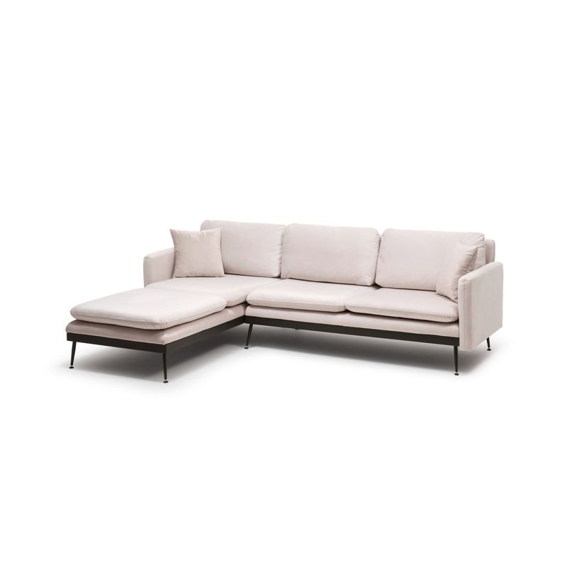 Casa si Gradina - Mobilier - Canapele si coltare - Coltare - Coltar, Atelier Del Sofa, metal, ecru, 245x180x85 cm - Infinity.ro