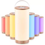 Casa si Gradina - Corpuri si surse de iluminat - Veioze si lampi - Lampi de veghe - Lampa LED RGB reincarcabila TaoTronics TT-DL23 Pro, control Touch, 5W, 250 lm, 7 culori de lumina - Infinity.ro