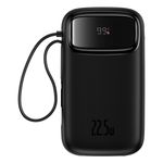Laptop, Telefoane si Tablete - Telefoane mobile si accesorii - Accesorii Telefoane - Baterii externe - Acumulator extern Baseus Qpow2, 10.000 mAh, cablu dual USB-C si Lightning incorporat, Incarcare rapida - Infinity.ro