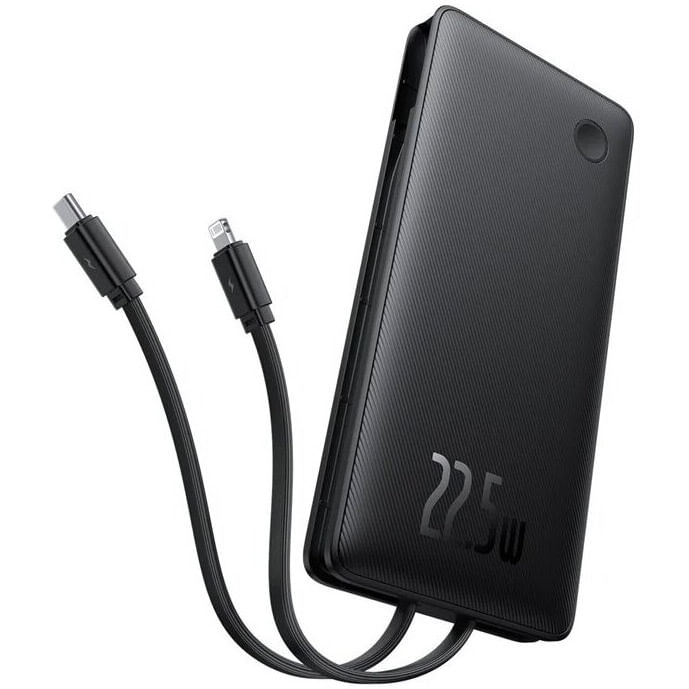 Baterie externa Baseus Airpow Lite, 10000mAh, 22.5W, Incarcare rapida, USB-C, USB-A