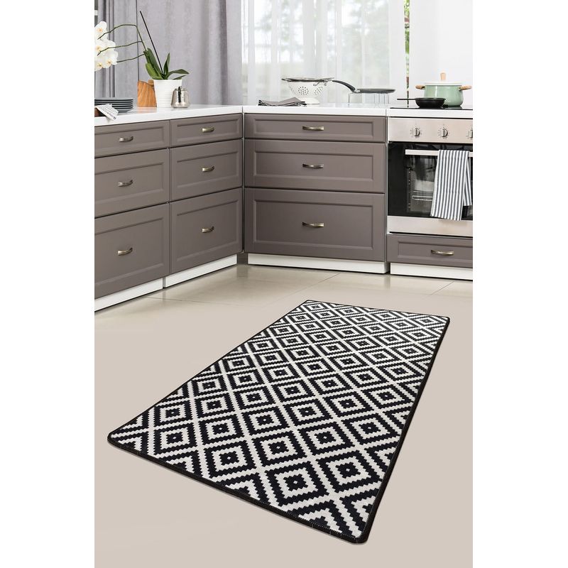 Casa si Gradina - Textile si covoare - Covoare - Covorase intrare - Covoras de intrare, Conceptum Hypnose, multicolor, 80x200 cm, 100% poliester, antiderapant, 882CHL1675 - Infinity.ro