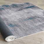 Casa si Gradina - Textile si covoare - Covoare - Covoare casa - Covor, Conceptum Hypnose, albastru, 180x280 cm, 70% bumbac, antiderapant - Infinity.ro
