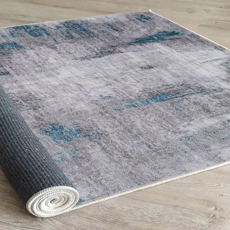 Casa si Gradina - Textile si covoare - Covoare - Covoare casa - Covor, Conceptum Hypnose, albastru, 180x280 cm, 70% bumbac, antiderapant - Infinity.ro