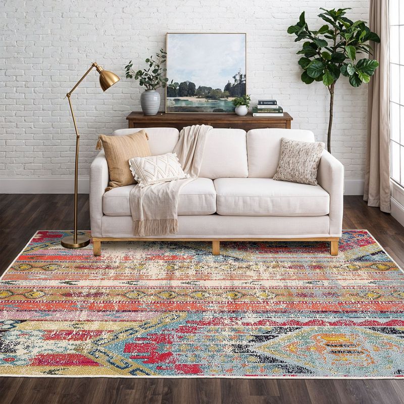 Casa si Gradina - Textile si covoare - Covoare - Covoare casa - Covor, Conceptum Hypnose, multicolor, 160x230 cm, 70% bumbac, 30% poliester, antiderapant, 625HFT4354 - Infinity.ro