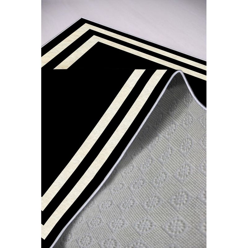 Casa si Gradina - Textile si covoare - Covoare - Covoare casa - Covor, Conceptum Hypnose, negru, 120x180 cm, 100% poliester, antiderapant, 212HFT1560 - Infinity.ro