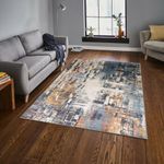 Casa si Gradina - Textile si covoare - Covoare - Covorase intrare - Covoras de hol, Conceptum Hypnose, multicolor, 80x150 cm, 100% poliester, antiderapant, 530HFT1610 - Infinity.ro