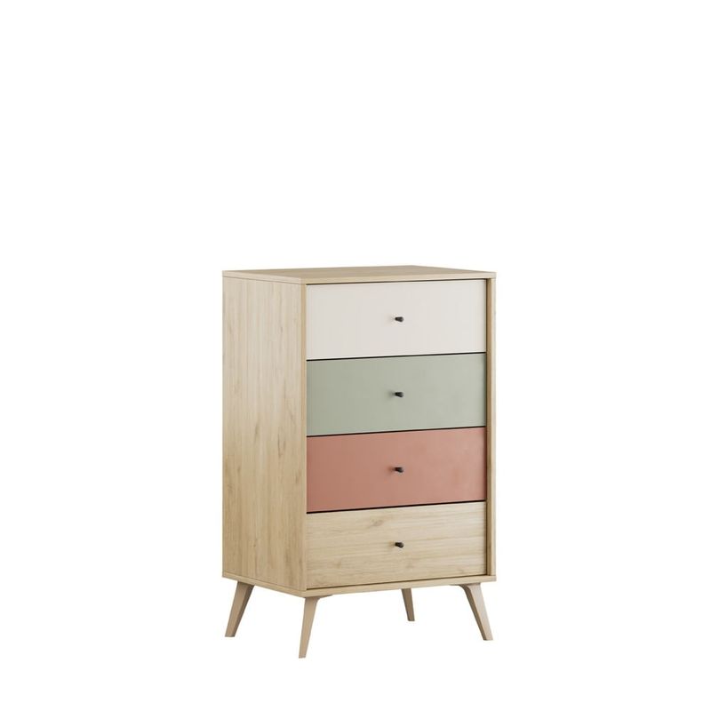 Casa si Gradina - Mobilier - Comode si corpuri - Comode - Comoda, Hanah Home, pal melaminat, multicolor, 60x44x100 cm - Infinity.ro