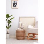 Casa si Gradina - Mobilier - Scaune si fotolii - Tabureti - Taburet, Hanah Home, teddy, camel, 40x40x40 cm - Infinity.ro