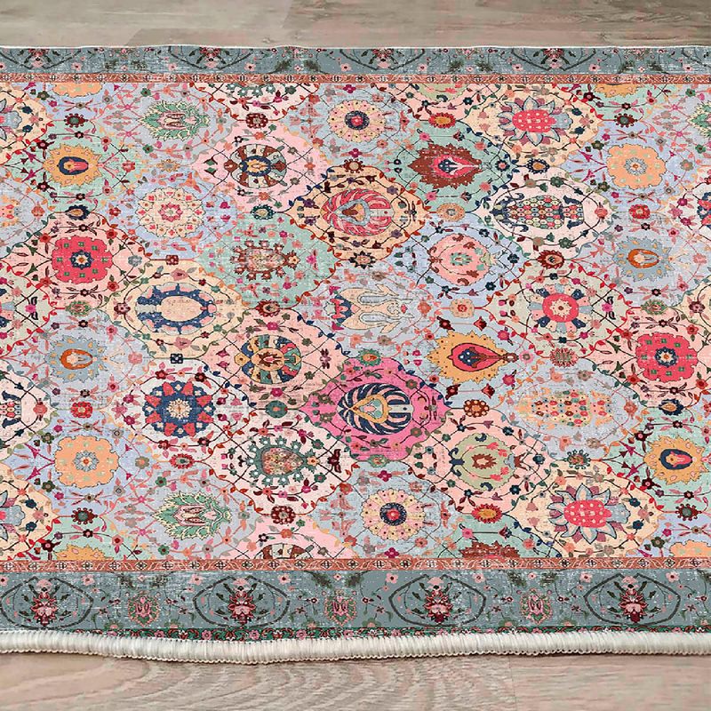 Casa si Gradina - Textile si covoare - Covoare - Covoare casa - Covor, Conceptum Hypnose, 100% bumbac, crem, rosu, portocaliu, albastru, verde, 160x230 cm, antiderapant - Infinity.ro