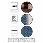 Casa si Gradina - Textile si covoare - Covoare - Covoare casa - Covor, Conceptum Hypnose, alb portocaliu maro negru, 160x230 cm, 100% bumbac, antiderapant - Infinity.ro