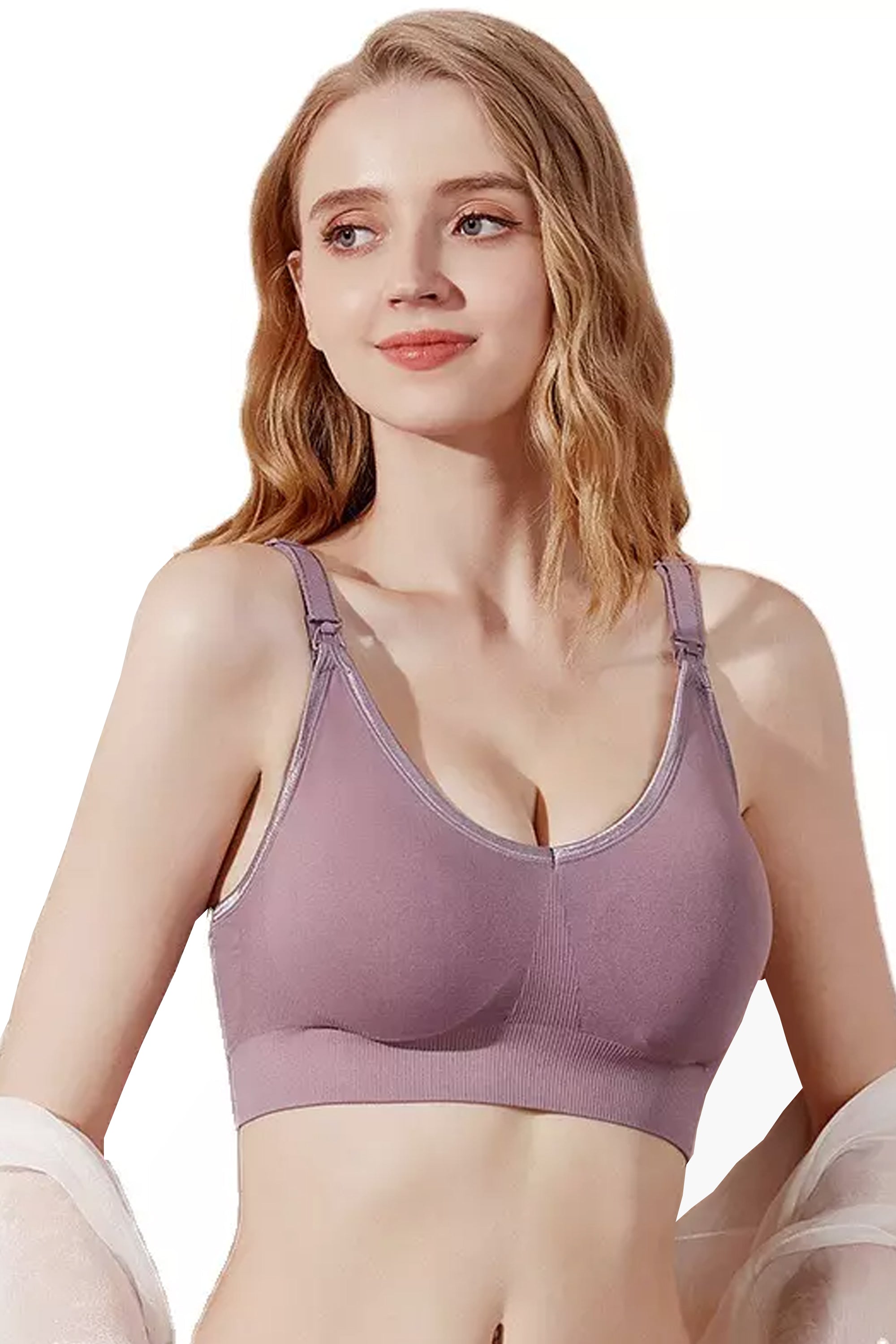 Sutien Alaptat fara Cusaturi si fara Intarituri - Violet - Violet