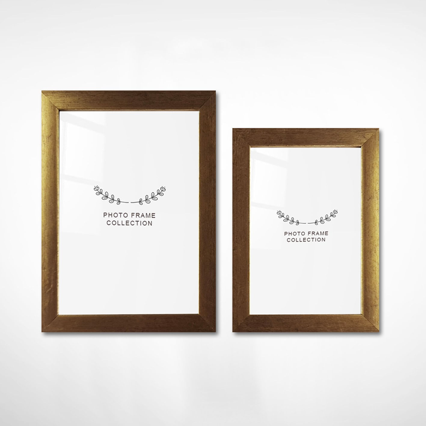 Set rame foto, Aberto Design, plastic, auriu, 13x18 cm si 15x21 cm, 628DTR1165
