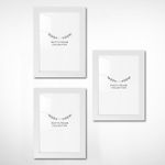 Market - Cadouri - Rame si albume foto - Set rame foto, Aberto Design, plastic, alb, 13x18 cm, 3 bucati - Infinity.ro
