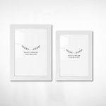 Market - Cadouri - Rame si albume foto - Set rame foto, Aberto Design, plastic, alb, 13x18 cm, 15x21 cm - Infinity.ro