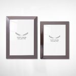 Market - Cadouri - Rame si albume foto - Set rame foto, Aberto Design, plastic, argintiu, 13x18 cm, 15x21 cm, latime rama 20 mm - Infinity.ro