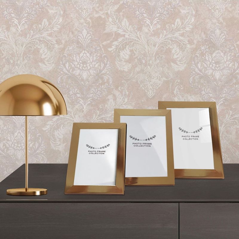 Market - Cadouri - Rame si albume foto - Set rame foto, Aberto Design, plastic, auriu, 10x15 cm, 13x18 cm, 15x21 cm, 628DTR1182 - Infinity.ro