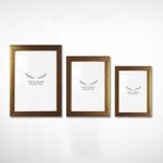 Market - Cadouri - Rame si albume foto - Set rame foto, Aberto Design, plastic, auriu, 10x15 cm, 13x18 cm, 15x21 cm, 628DTR1178 - Infinity.ro