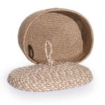 Casa si Gradina - Mobilier - Organizare si depozitare - Cutii depozitare - Cutie decorativa, Aberto Design, 100% bumbac, natural bej, 25x15x34 cm - Infinity.ro