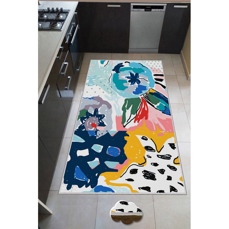 Casa si Gradina - Textile si covoare - Covoare - Covoare casa - Covor, Conceptum Hypnose, multicolor, 60x100 cm, 100% poliester, antiderapant, 945HFT1417 - Infinity.ro