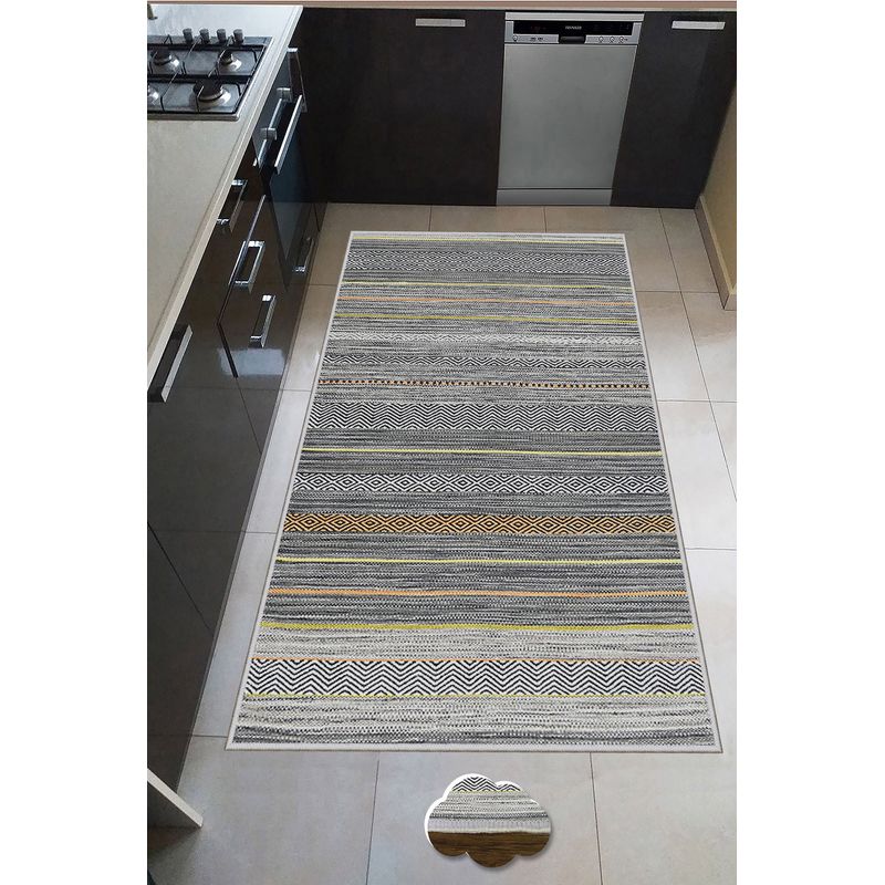 Casa si Gradina - Textile si covoare - Covoare - Covoare casa - Covor, Conceptum Hypnose, multicolor, 60x100 cm, 100% poliester, antiderapant, 945HFT2244 - Infinity.ro