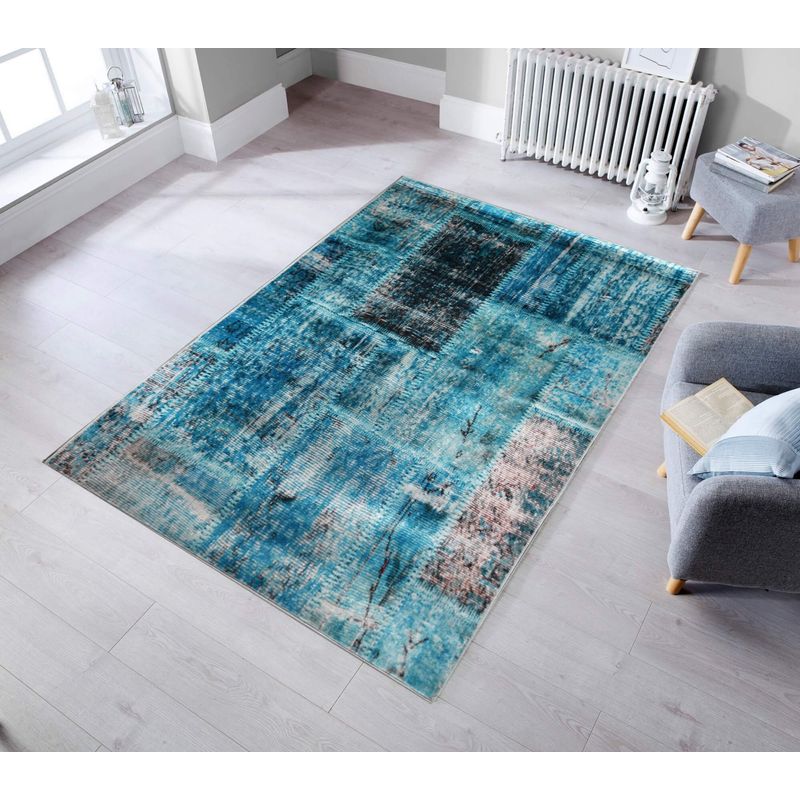 Casa si Gradina - Textile si covoare - Covoare - Covorase intrare - Covoras de intrare, Conceptum Hypnose, multicolor, 80x200 cm, 100% poliester, antiderapant, 530HFT1378 - Infinity.ro