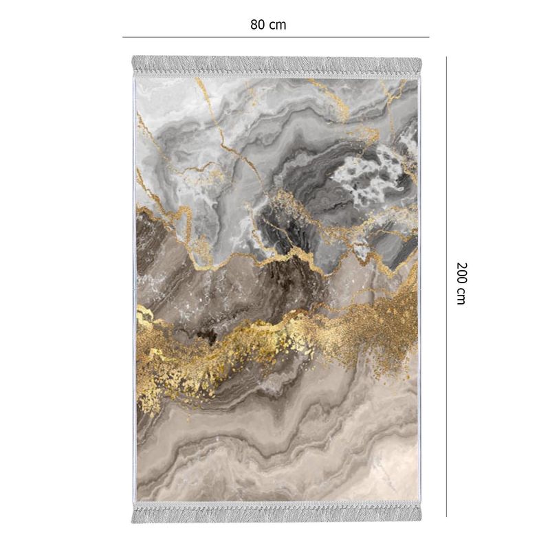 Casa si Gradina - Textile si covoare - Covoare - Covorase intrare - Covoras de intrare, Conceptum Hypnose, multicolor, 80x200 cm, catifea, antiderapant, 599HFT4153 - Infinity.ro