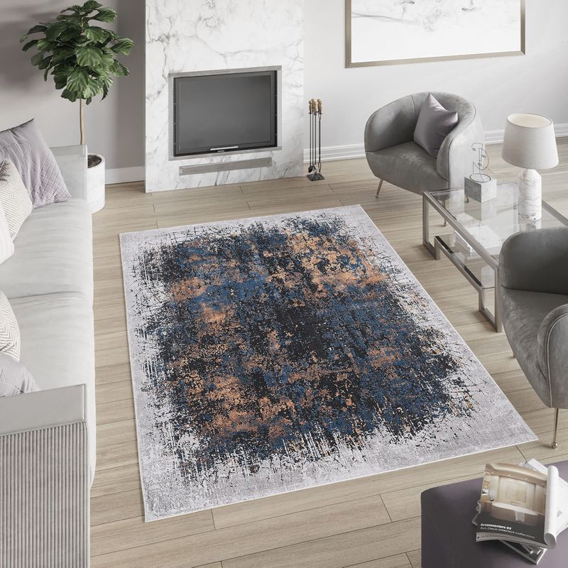 Casa si Gradina - Textile si covoare - Covoare - Covoare casa - Covor, Conceptum Hypnose, multicolor, 100x200 cm, 70% bumbac, 30% poliester, antiderapant, 625HFT1394 - Infinity.ro