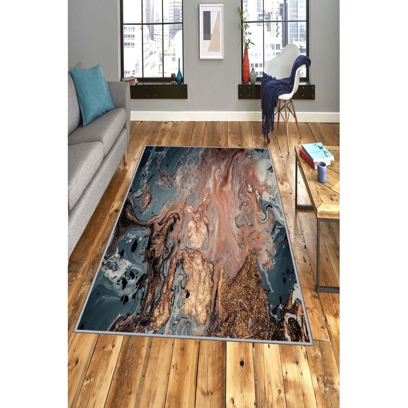 Casa si Gradina - Textile si covoare - Covoare - Covorase intrare - Covoras de intrare, Conceptum Hypnose, multicolor, 80x200 cm, 100% poliester, antiderapant, 593HFT1414 - Infinity.ro