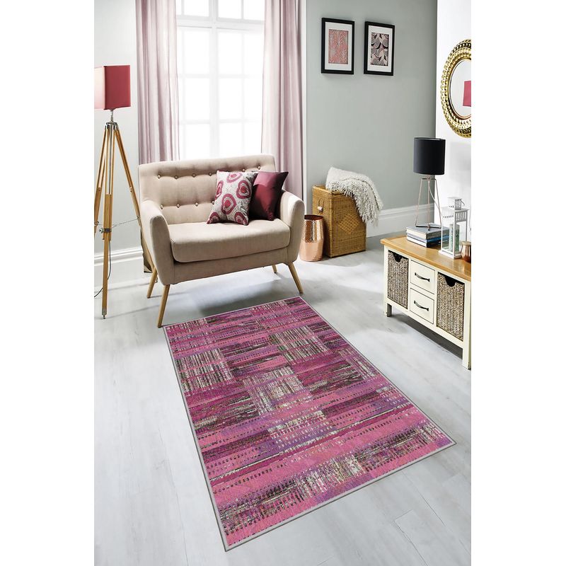Casa si Gradina - Textile si covoare - Covoare - Covoare casa - Covor de hol, Conceptum Hypnose, multicolor, 80x300 cm, 100% poliester, antiderapant, 593HFT1715 - Infinity.ro