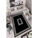 Casa si Gradina - Textile si covoare - Covoare - Covorase intrare - Covoras de intrare, Conceptum Hypnose, negru, 80x150 cm, 100% poliester, antiderapant - Infinity.ro