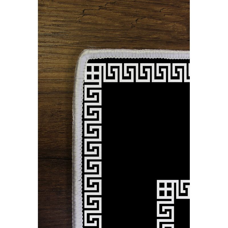 Casa si Gradina - Textile si covoare - Covoare - Covorase intrare - Covoras de intrare, Conceptum Hypnose, negru, 80x150 cm, 100% poliester, antiderapant - Infinity.ro