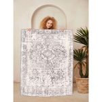 Casa si Gradina - Textile si covoare - Covoare - Covoare casa - Covor, Conceptum Hypnose, crem si mink, 160x230 cm, 100% bumbac, antiderapant - Infinity.ro