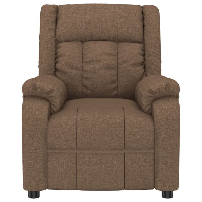 Casa si Gradina - Mobilier - Scaune si fotolii - Fotolii - Fotoliu rabatabil electric, maro, material textil - Infinity.ro