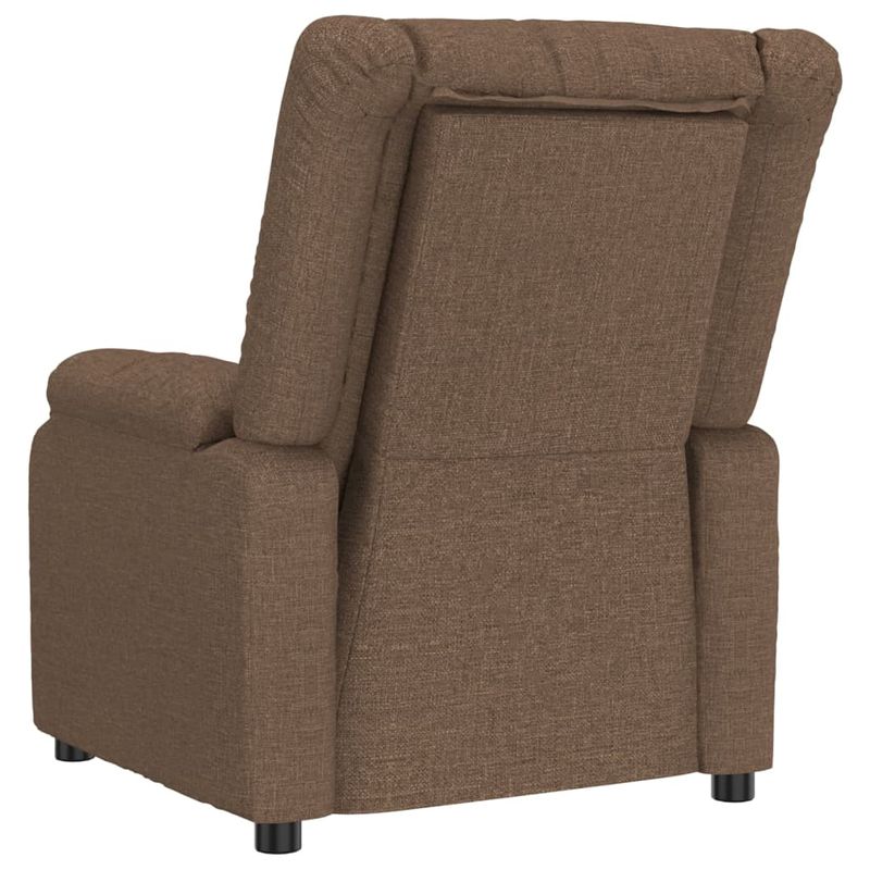 Casa si Gradina - Mobilier - Scaune si fotolii - Fotolii - Fotoliu rabatabil electric, maro, material textil - Infinity.ro