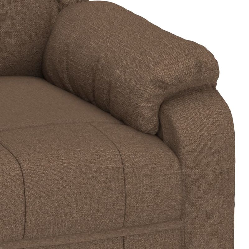 Casa si Gradina - Mobilier - Scaune si fotolii - Fotolii - Fotoliu rabatabil electric, maro, material textil - Infinity.ro