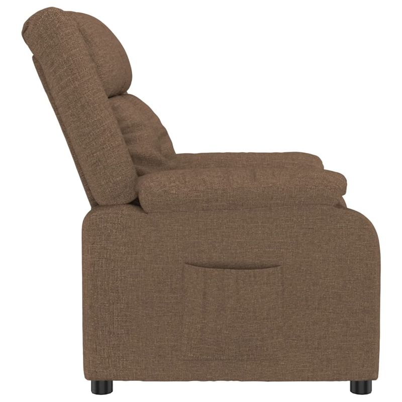 Casa si Gradina - Mobilier - Scaune si fotolii - Fotolii - Fotoliu rabatabil, maro, material textil - Infinity.ro