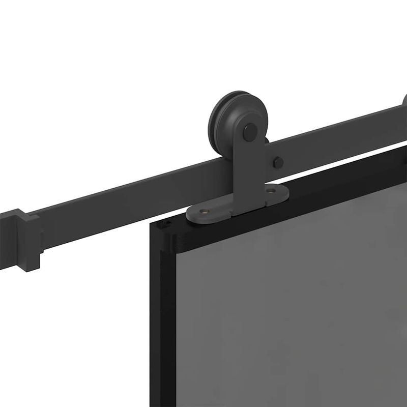 Casa si Gradina - Constructii - Usi interior, exterior si garaj - Usi garaj - Usa glisanta cu set de feronerie sticla temperata si aluminiu - Infinity.ro