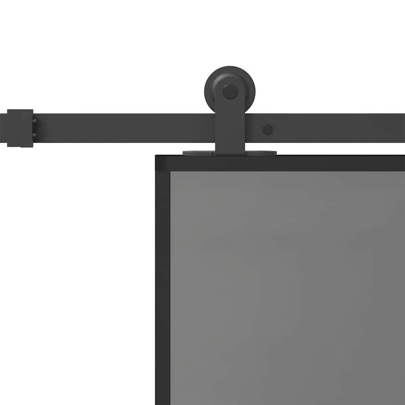 Casa si Gradina - Constructii - Usi interior, exterior si garaj - Usi garaj - Usa glisanta cu set de feronerie sticla temperata si aluminiu - Infinity.ro