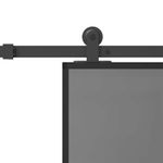 Casa si Gradina - Constructii - Usi interior, exterior si garaj - Usi garaj - Usa glisanta cu set de feronerie sticla temperata si aluminiu - Infinity.ro