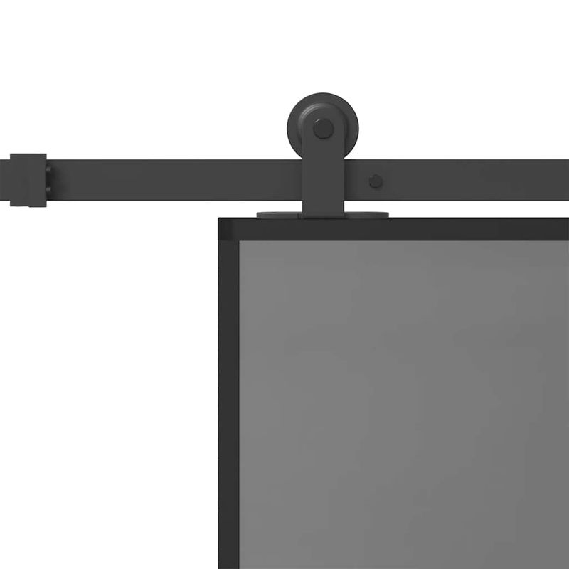 Casa si Gradina - Constructii - Usi interior, exterior si garaj - Usi garaj - Usa glisanta cu set de feronerie sticla temperata si aluminiu - Infinity.ro