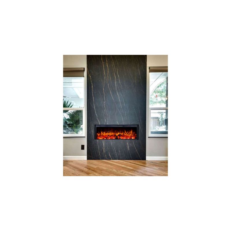 Casa si Gradina - Termice - Sobe, Seminee si accesorii - Seminee - Semineu electric incorporabil Tasmania, 367x883x160 mm, 1500W - Infinity.ro