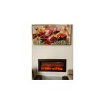 Casa si Gradina - Termice - Sobe, Seminee si accesorii - Seminee - Semineu electric incorporabil Tasmania, 367x883x160 mm, 1500W - Infinity.ro