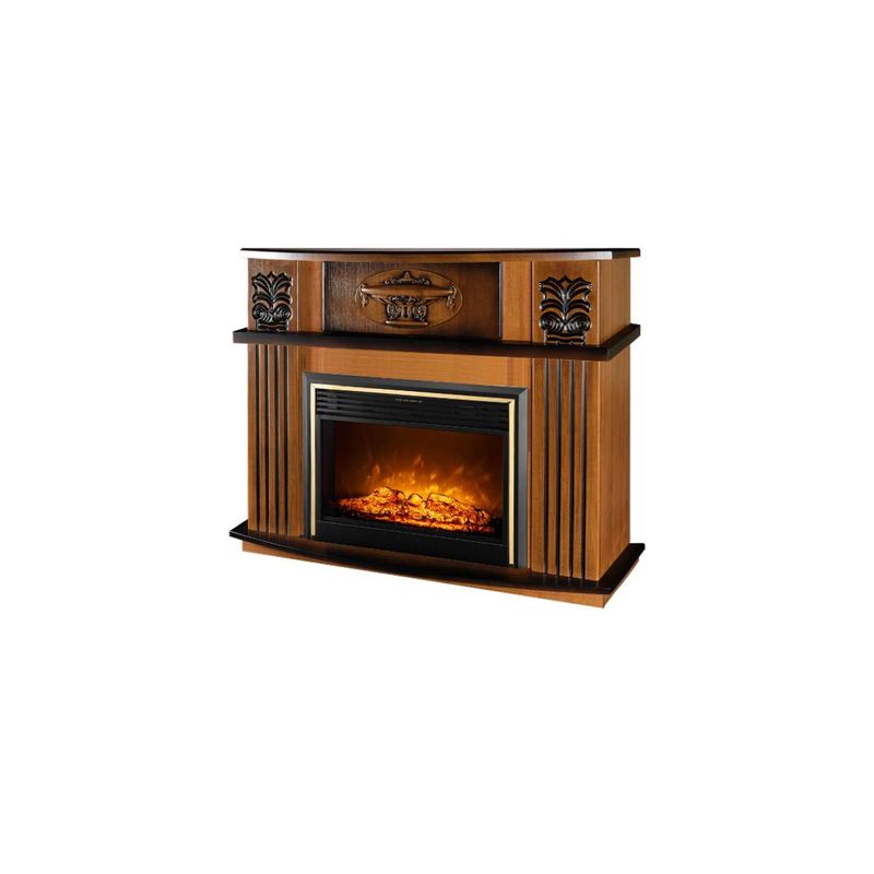 Casa si Gradina - Termice - Sobe, Seminee si accesorii - Seminee - Semineu electric Roma nuc & Richi, Art Flame, 1120x1388x385 mm, 1950 W - Infinity.ro