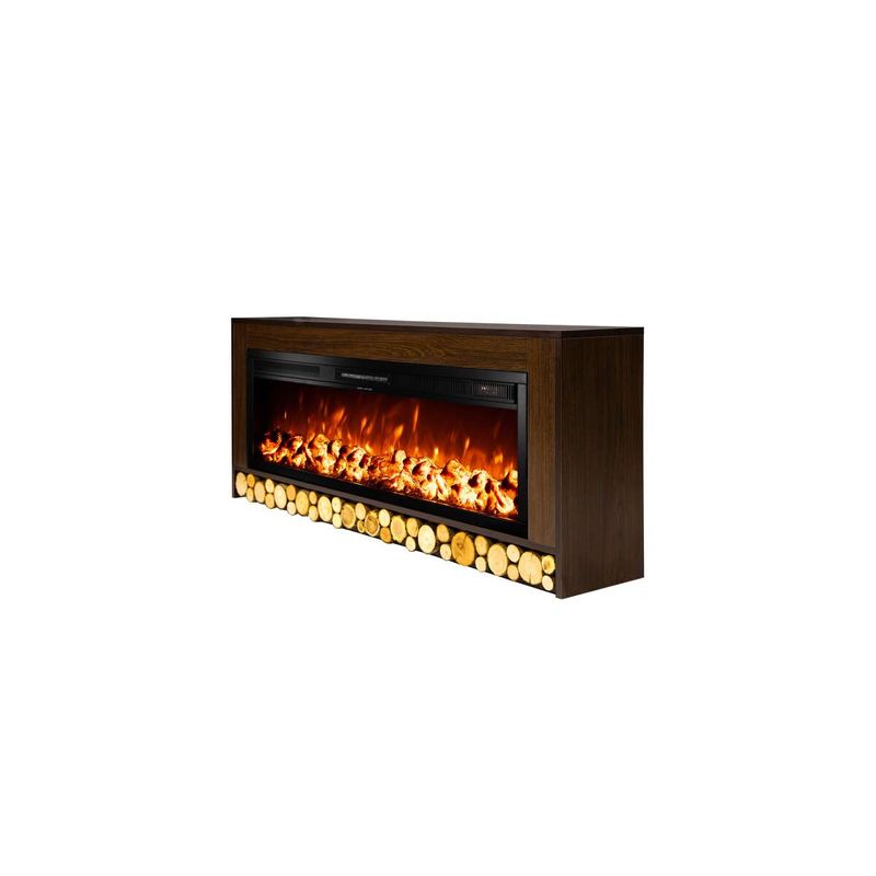 Casa si Gradina - Termice - Sobe, Seminee si accesorii - Seminee - Semineu electric Rio wenge & Tanzania, Art Flame, 630x1500x300 mm, 1500W - Infinity.ro