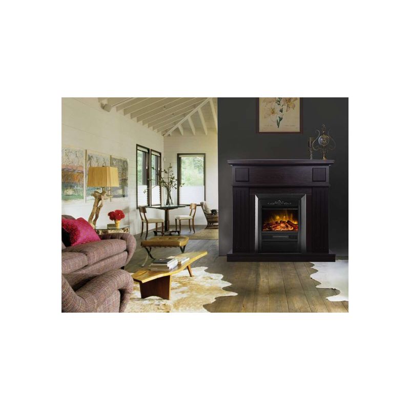 Casa si Gradina - Termice - Sobe, Seminee si accesorii - Seminee - Semineu electric Marina Maro inchis & Cristina, Art Flame, 997x1034x270 mm, 2000W - Infinity.ro