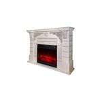 Casa si Gradina - Termice - Sobe, Seminee si accesorii - Seminee - Semineu electric Imperial silver & Mirabella, Art Flame, 1110x1450x380 mm, 1950W - Infinity.ro