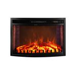 Casa si Gradina - Termice - Sobe, Seminee si accesorii - Seminee - Semineu electric incorporabil Zakynthos, 506x711x204 mm, 1500W - Infinity.ro