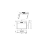 Casa si Gradina - Termice - Sobe, Seminee si accesorii - Seminee - Semineu electric incorporabil Zakynthos, 506x711x204 mm, 1500W - Infinity.ro