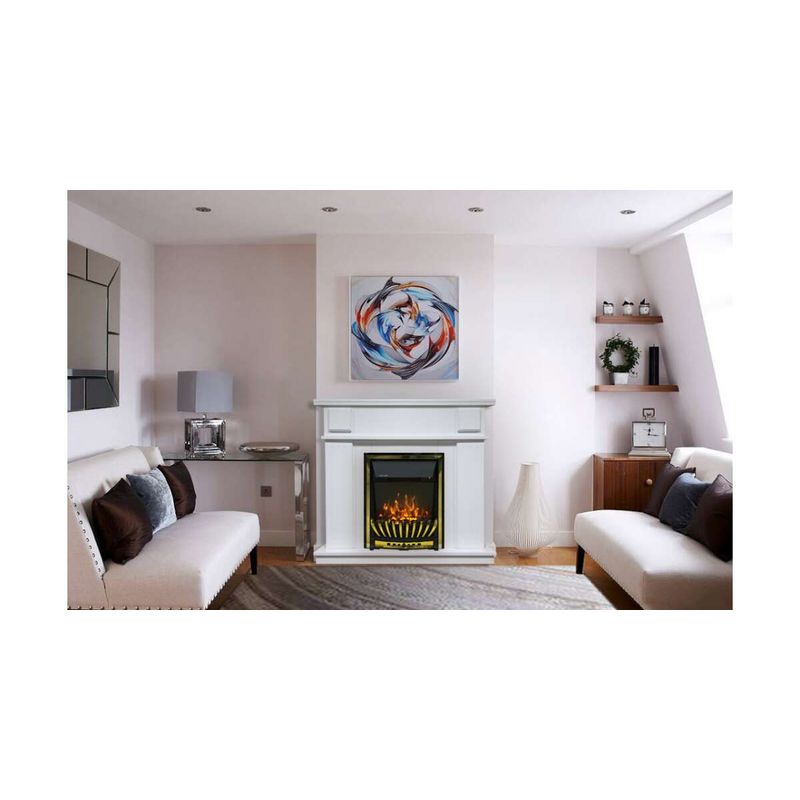 Casa si Gradina - Termice - Sobe, Seminee si accesorii - Seminee - Semineu electric Marina alb & Meridian, Art Flame, 997x1034x270 mm, 2000W - Infinity.ro